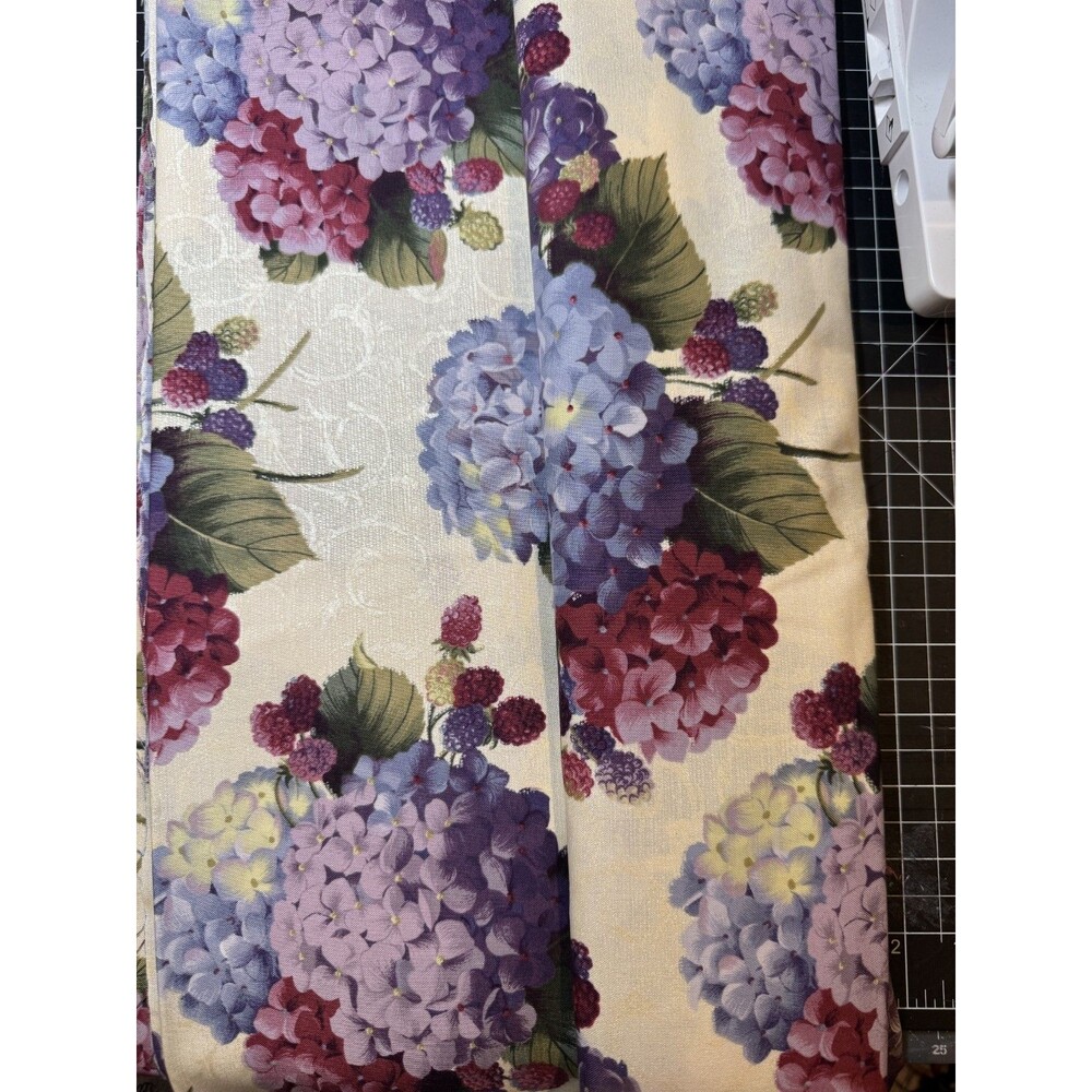 Lakehouse - Michael Miller Fabric Hydrangeas & Raspberries Quilting OVER 3Yards